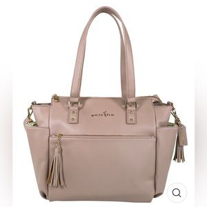 White elm Gemini convertible backpack taupe